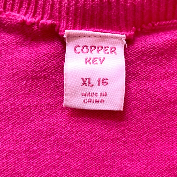 Copper Key Ruffled Mid-sleeve Cropped Cardigan - Picture 2 of 5